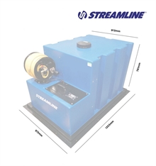 Ecostream™ 500 Ltr System with Pump, Controller and 100- mtr Hose Reel